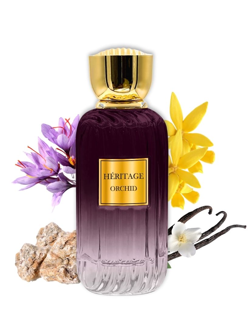 Heritage Orchid Spicy Floral Woody Acqua Perfume Arabian Perfumes ARABIAN PERFUMES AND OILS