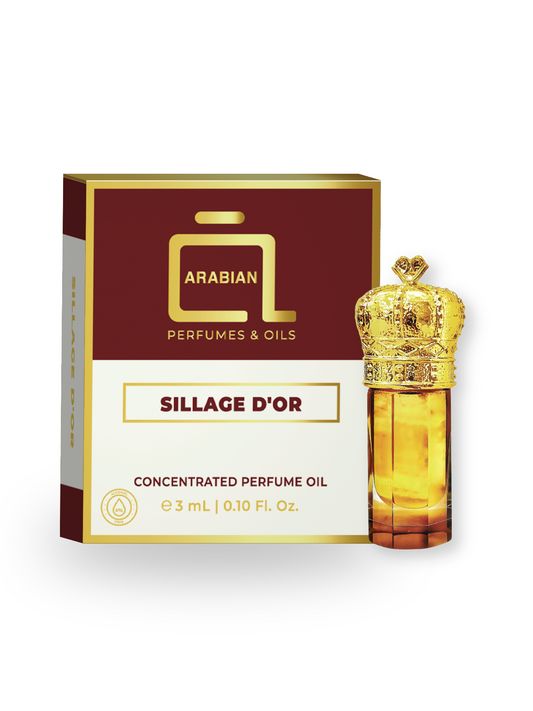 SILLAGE D'OR Perfume Oil for Men and Women 3 ML