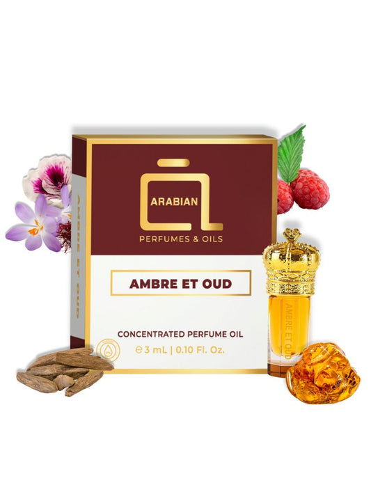 AMBRE ET OUD Perfume Oil for Men and Women 3 ML