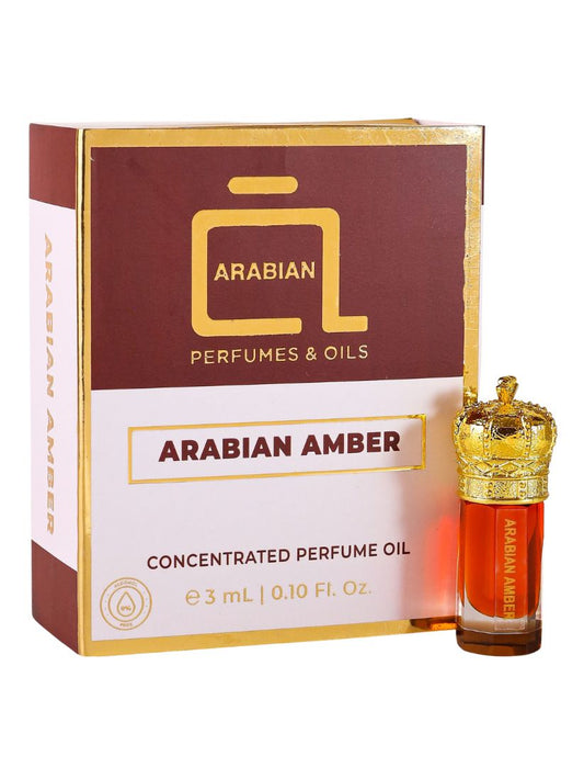 ARABIAN AMBER Perfume Oil for Men and Women 3 ML