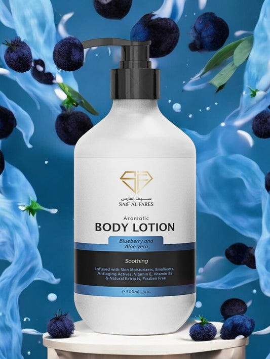 BLUEBERRY AND ALOE VERA Body Lotion 500 ML