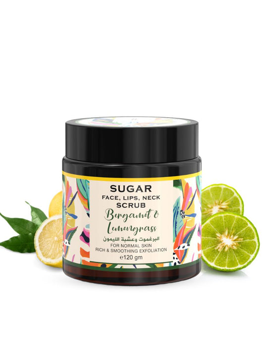 BERGAMOT & LEMONGRASS Sugar Scrub 120GM