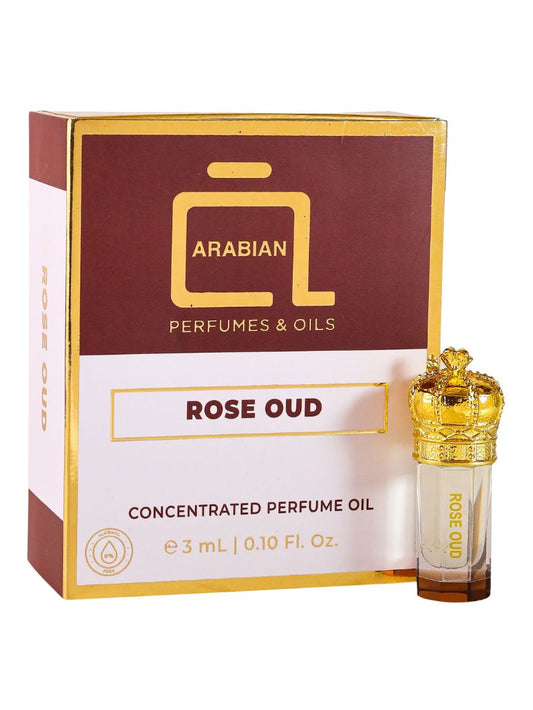 ROSE OUD Perfume Oil for Men and Women 3 ML