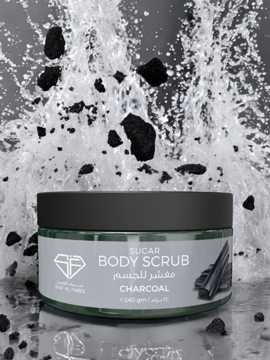 CHARCOAL Sugar Body Scrub 240GM