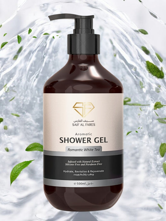 ROMANTIC WHITE TEA Shower Gel 500 ML