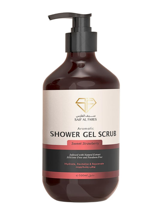 SWEET STRAWBERRY Shower Gel Scrub 500 ML