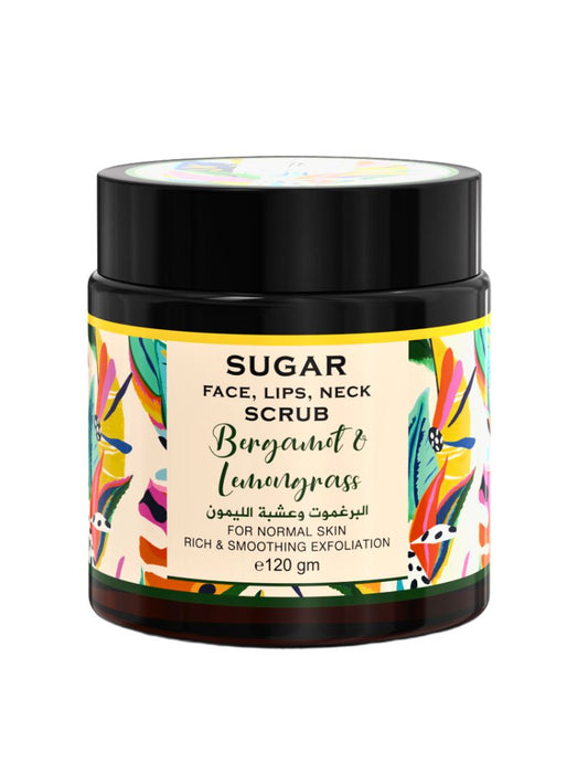 BERGAMOT & LEMONGRASS Sugar Scrub 120GM