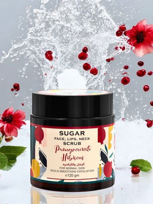 POMEGRANATE HIBISCUS Sugar Scrub 120GM