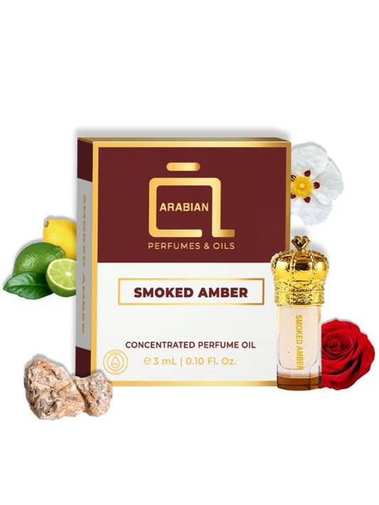 SMOKED AMBER Perfume Oil for Men and Women 3 ML