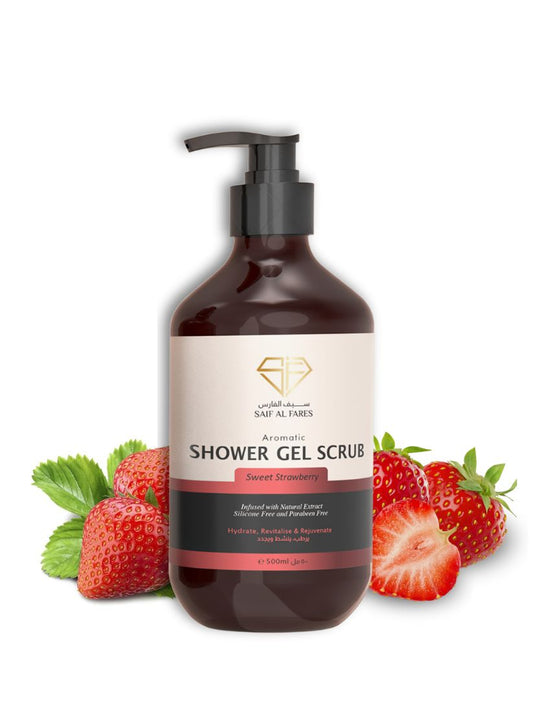 SWEET STRAWBERRY Shower Gel Scrub 500 ML