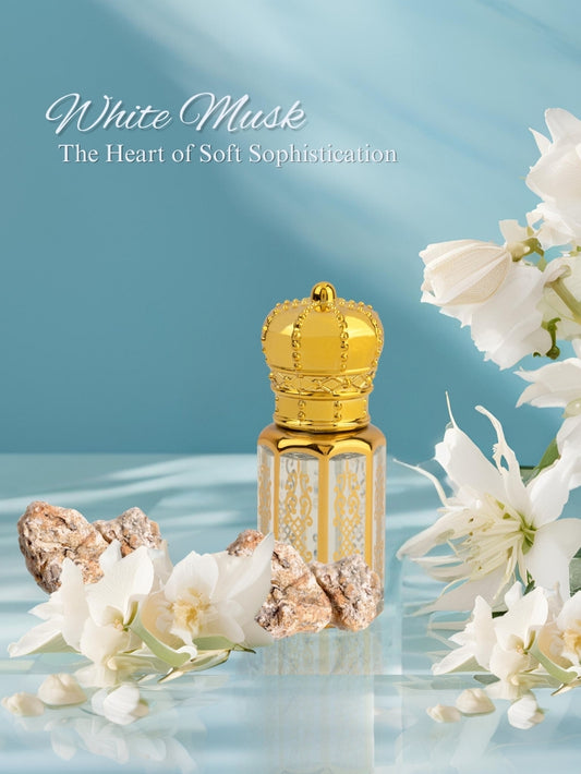 WHITE MUSK Perfume Oil for Men and Women 6 ML